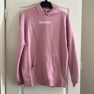 Glossier Pink Sweater Like New size L
